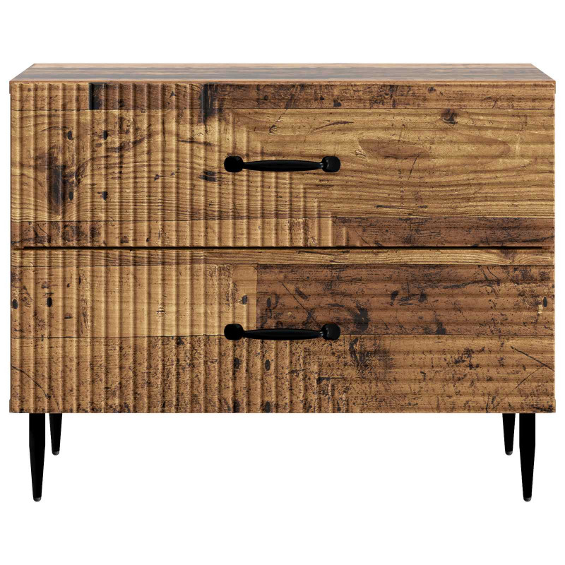 Szafka Nocna z szufladą Stare drewno 62 x 34,5 x 47,5 cm