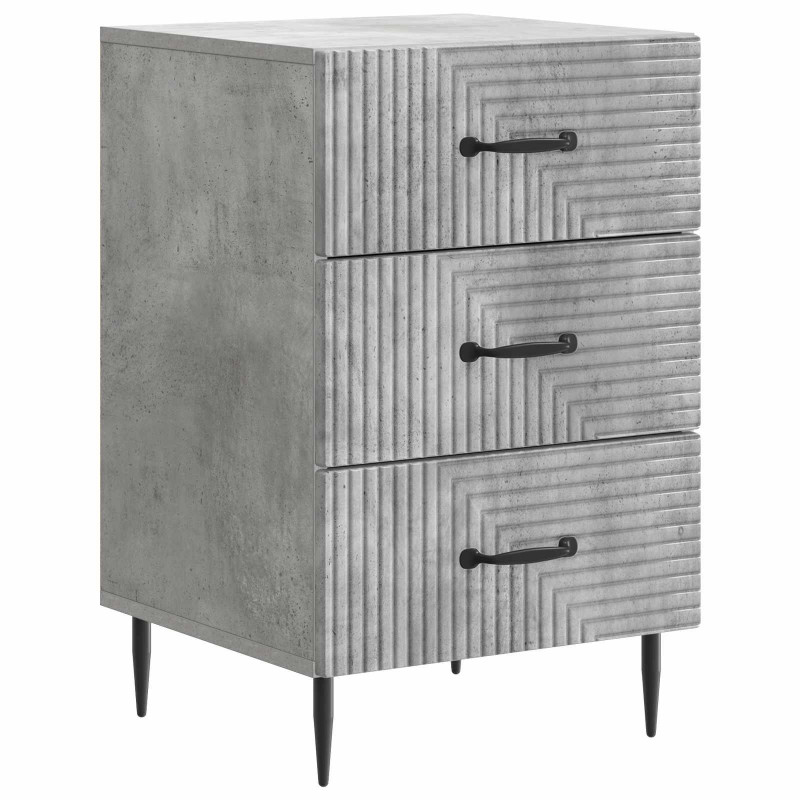 Szafka Nocna z szufladą Betonowy szary 43 x 41 x 66,5 cm