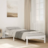 Dłuższe łóżko bez materaca, 100x210 cm, lite drewno sosnowe