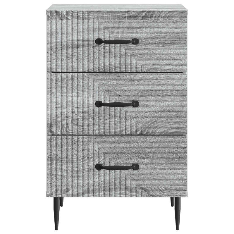 Szafka Nocna Szary Sonoma 43 x 41 x 66,5 cm Drewno inżynieryjne