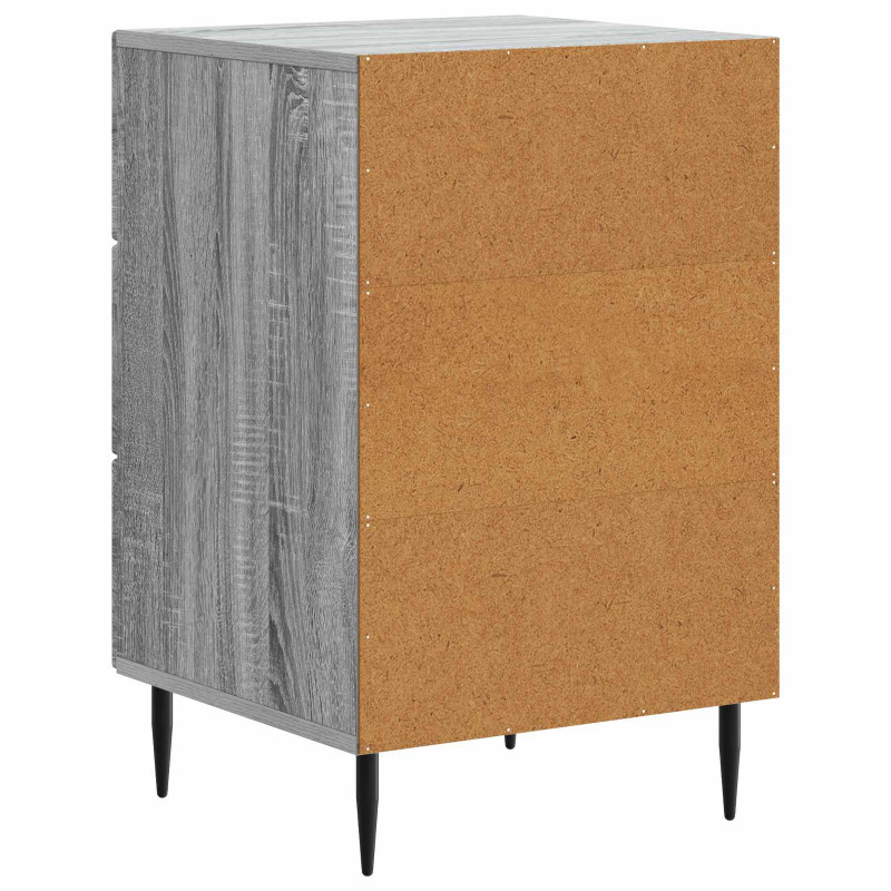 Szafka Nocna Szary Sonoma 43 x 41 x 66,5 cm Drewno inżynieryjne