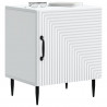 Szafka Nocna 2 pcs Biały 43 x 34,5 x 50 cm Drewno inżynieryjne