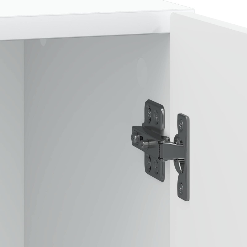 Szafka Nocna 2 pcs Biały 43 x 34,5 x 50 cm Drewno inżynieryjne