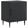 Szafka Nocna 2 pcs Czarny 43 x 34,5 x 50 cm Drewno inżynieryjne