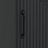 Szafka Nocna 2 pcs Czarny 43 x 34,5 x 50 cm Drewno inżynieryjne