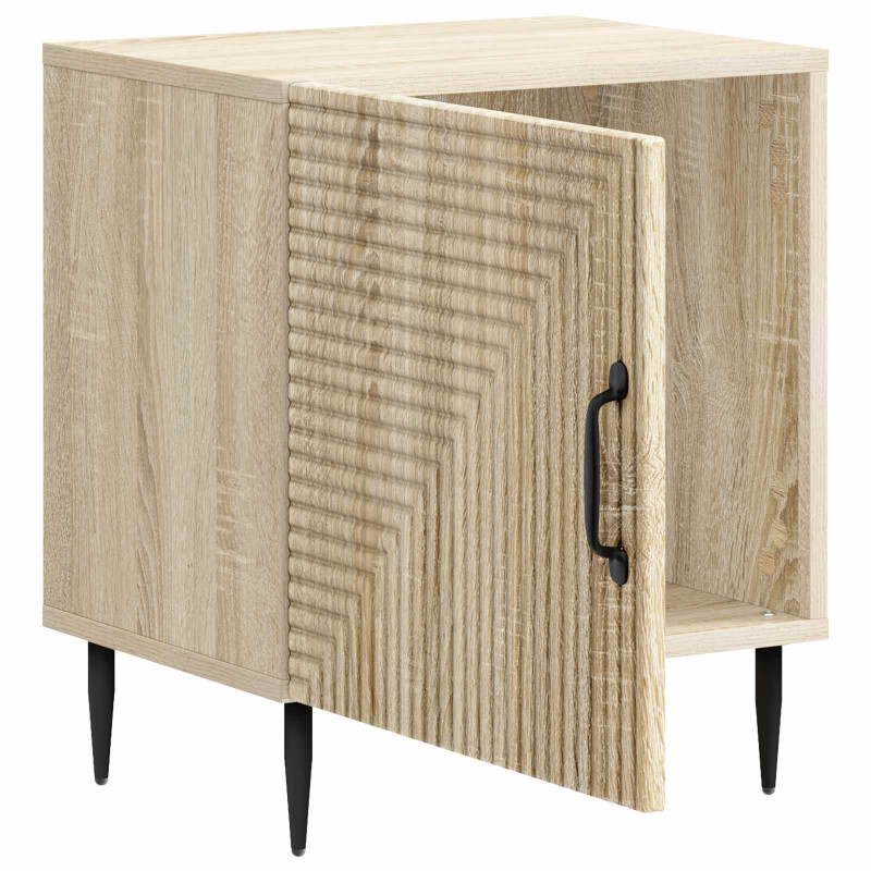Szafka Nocna dąb Sonoma 43 x 34,5 x 50 cm Drewno inżynieryjne