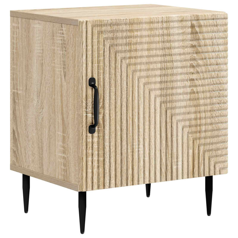 Szafka Nocna 2 pcs dąb Sonoma 43 x 34,5 x 50 cm