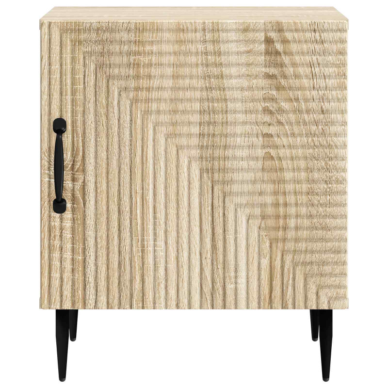 Szafka Nocna 2 pcs dąb Sonoma 43 x 34,5 x 50 cm