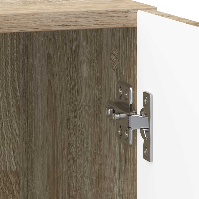 Szafka Nocna 2 pcs dąb Sonoma 43 x 34,5 x 50 cm