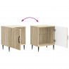 Szafka Nocna 2 pcs dąb Sonoma 43 x 34,5 x 50 cm
