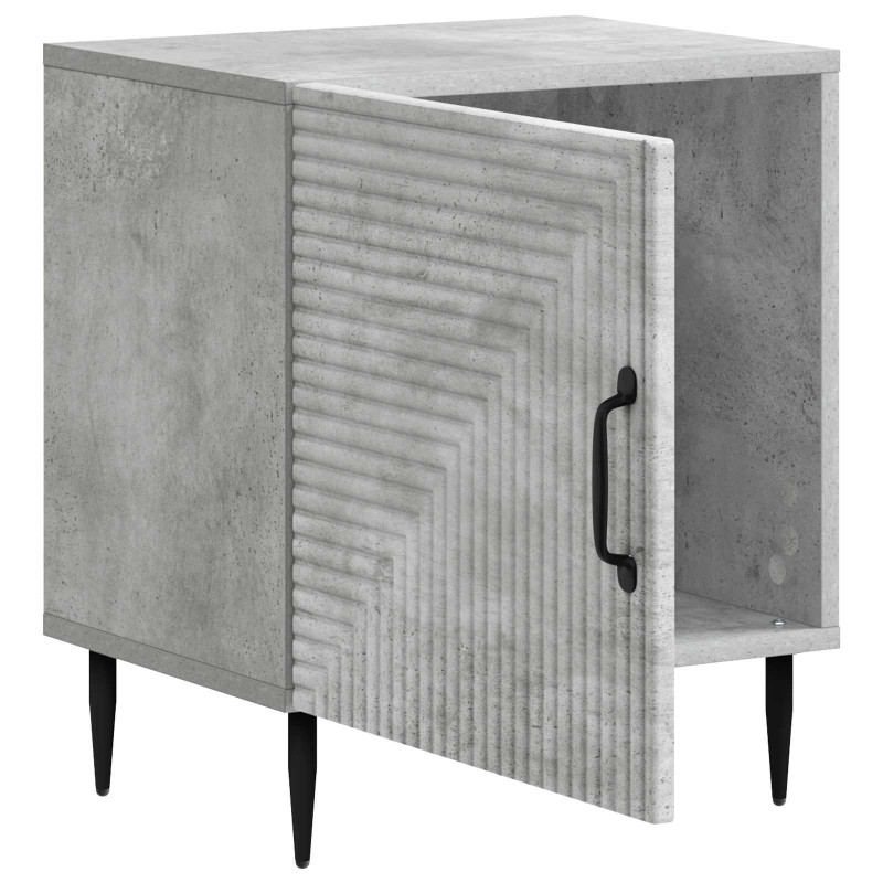 Szafka Nocna 2 pcs Betonowy szary 43 x 34,5 x 50 cm