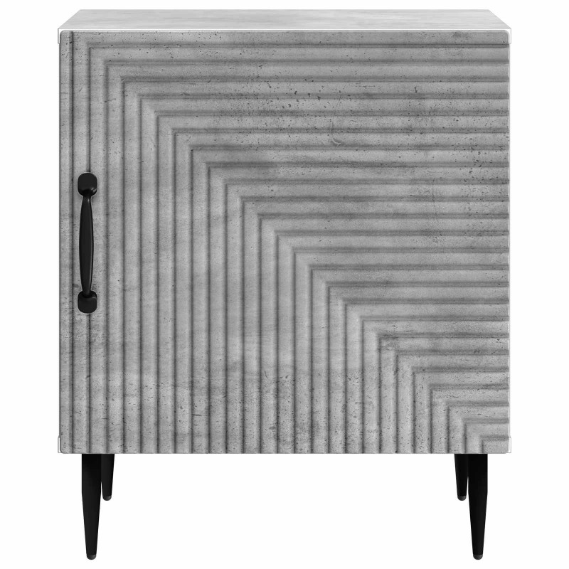 Szafka Nocna 2 pcs Betonowy szary 43 x 34,5 x 50 cm