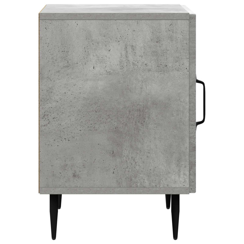 Szafka Nocna 2 pcs Betonowy szary 43 x 34,5 x 50 cm