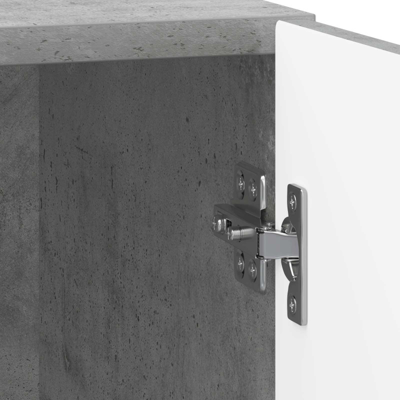 Szafka Nocna 2 pcs Betonowy szary 43 x 34,5 x 50 cm