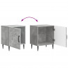 Szafka Nocna 2 pcs Betonowy szary 43 x 34,5 x 50 cm