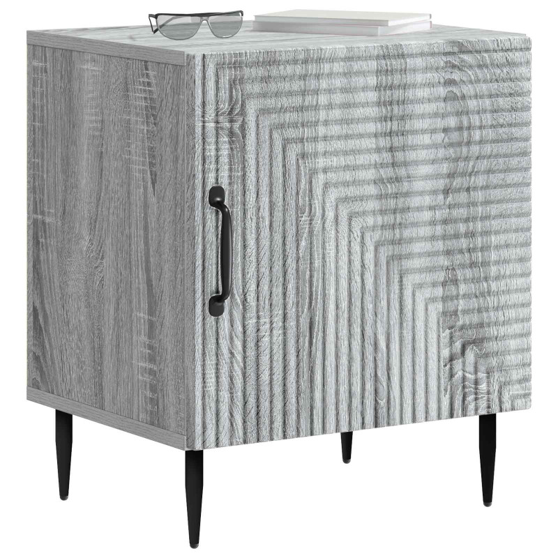 Szafka Nocna Szary Sonoma 43 x 34,5 x 50 cm Drewno inżynieryjne