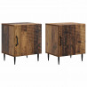 Szafka Nocna 2 pcs Stare drewno 43 x 34,5 x 50 cm