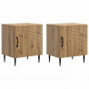 Szafka Nocna 2 pcs Dąb artisan 43 x 34,5 x 50 cm