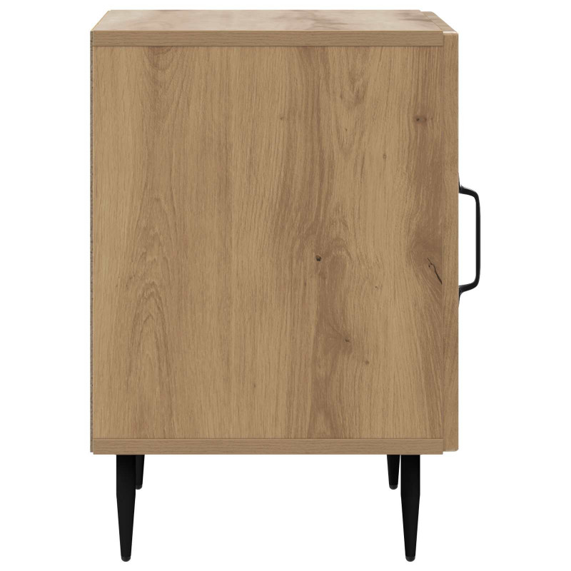 Szafka Nocna 2 pcs Dąb artisan 43 x 34,5 x 50 cm