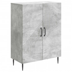 Bufet Betonowy szary 66 x 34,5 x 89,5 cm Drewno inżynieryjne