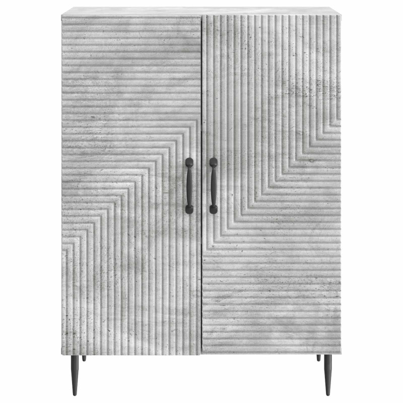 Bufet Betonowy szary 66 x 34,5 x 89,5 cm Drewno inżynieryjne