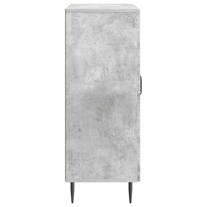 Bufet Betonowy szary 66 x 34,5 x 89,5 cm Drewno inżynieryjne