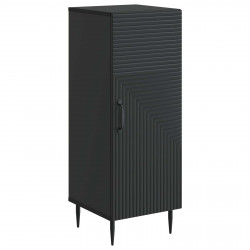 Bufet Czarny 33 x 34,5 x 89,5 cm Drewno inżynieryjne