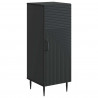 Bufet Czarny 33 x 34,5 x 89,5 cm Drewno inżynieryjne