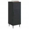 Bufet Czarny 33 x 34,5 x 89,5 cm Drewno inżynieryjne