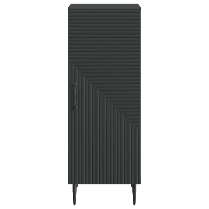 Bufet Czarny 33 x 34,5 x 89,5 cm Drewno inżynieryjne