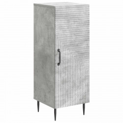 Bufet Betonowy szary 33 x 34,5 x 89,5 cm Drewno inżynieryjne