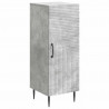 Bufet Betonowy szary 33 x 34,5 x 89,5 cm Drewno inżynieryjne