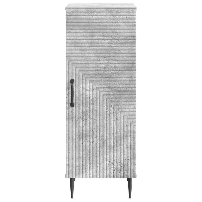 Bufet Betonowy szary 33 x 34,5 x 89,5 cm Drewno inżynieryjne