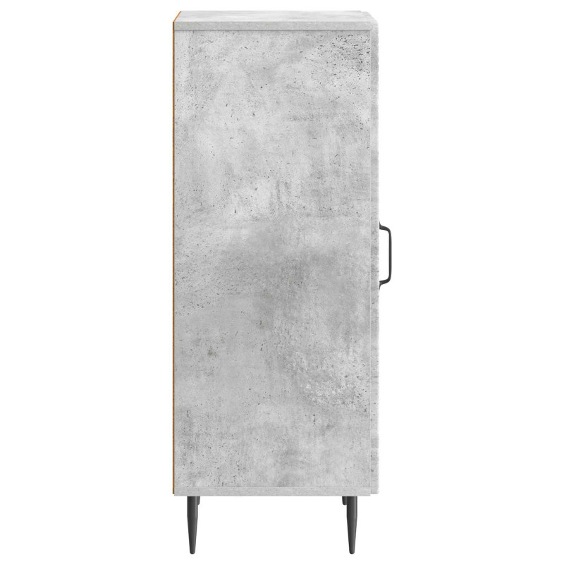 Bufet Betonowy szary 33 x 34,5 x 89,5 cm Drewno inżynieryjne