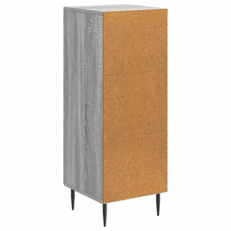 Bufet Szary Sonoma 33 x 34,5 x 89,5 cm Drewno inżynieryjne