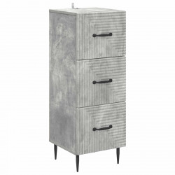 Szafka z Szufladami Betonowy szary 33 x 34,5 x 89,5 cm