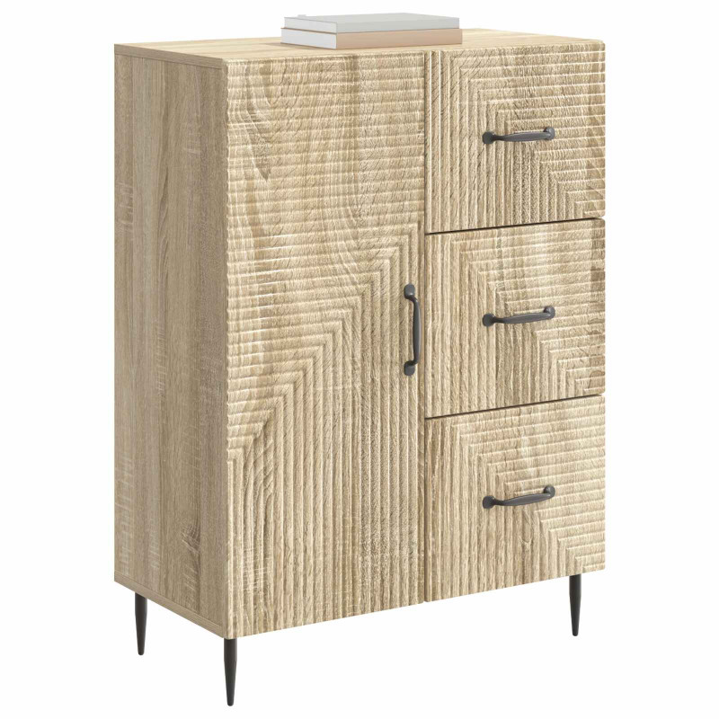 Bufet dąb Sonoma 66 x 34,5 x 89,5 cm Drewno inżynieryjne