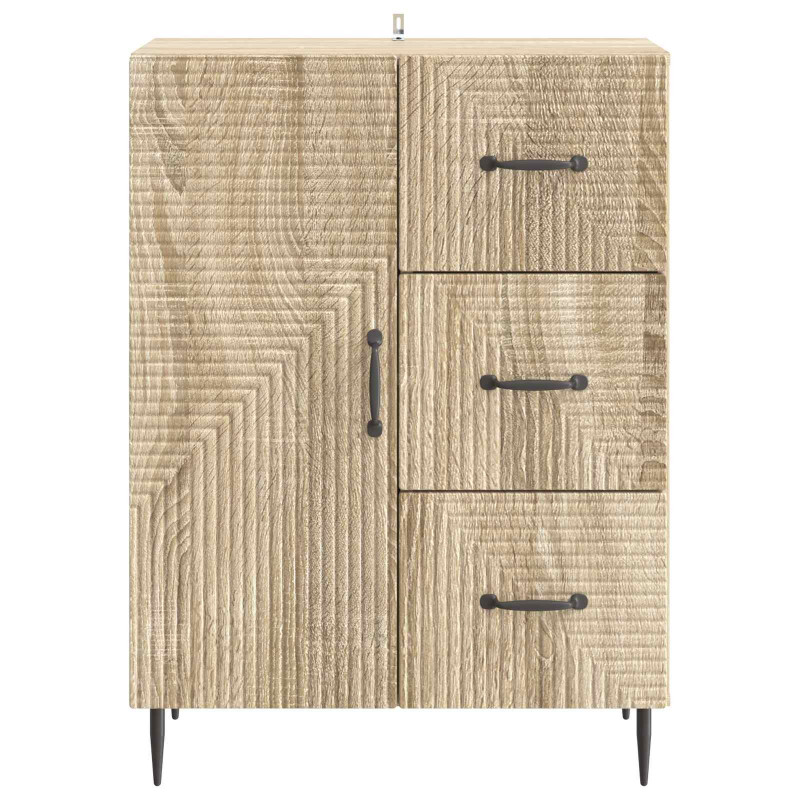 Bufet dąb Sonoma 66 x 34,5 x 89,5 cm Drewno inżynieryjne