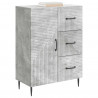 Bufet Betonowy szary 66 x 34,5 x 89,5 cm Drewno inżynieryjne