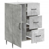 Bufet Betonowy szary 66 x 34,5 x 89,5 cm Drewno inżynieryjne