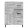 Bufet Betonowy szary 66 x 34,5 x 89,5 cm Drewno inżynieryjne