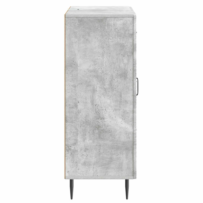 Bufet Betonowy szary 66 x 34,5 x 89,5 cm Drewno inżynieryjne