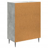 Bufet Betonowy szary 66 x 34,5 x 89,5 cm Drewno inżynieryjne