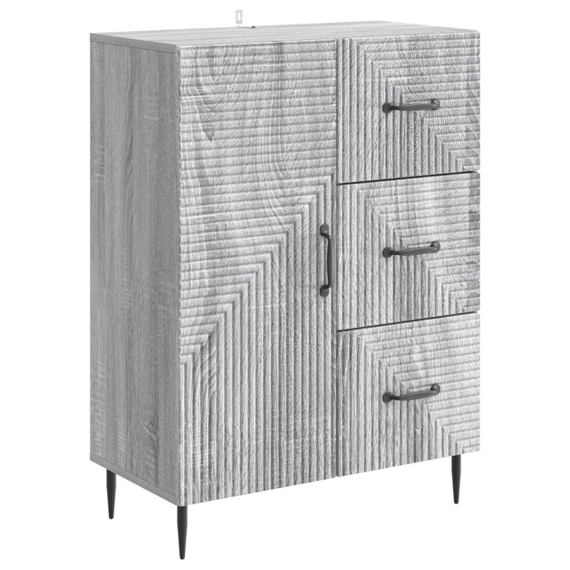 Bufet Szary Sonoma 66 x 34,5 x 89,5 cm Drewno inżynieryjne