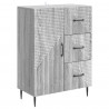 Bufet Szary Sonoma 66 x 34,5 x 89,5 cm Drewno inżynieryjne