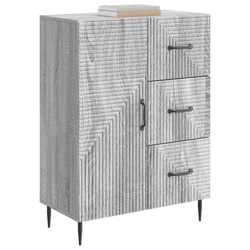 Bufet Szary Sonoma 66 x 34,5 x 89,5 cm Drewno inżynieryjne