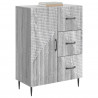 Bufet Szary Sonoma 66 x 34,5 x 89,5 cm Drewno inżynieryjne