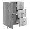 Bufet Szary Sonoma 66 x 34,5 x 89,5 cm Drewno inżynieryjne