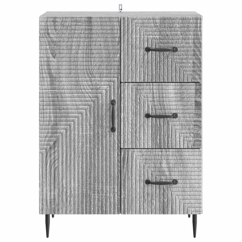 Bufet Szary Sonoma 66 x 34,5 x 89,5 cm Drewno inżynieryjne