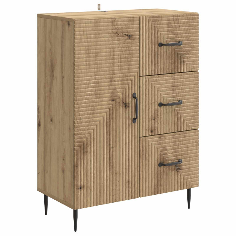 Bufet Dąb artisan 66 x 34,5 x 89,5 cm Drewno inżynieryjne